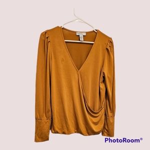 Neiman Marcus wrap blouse